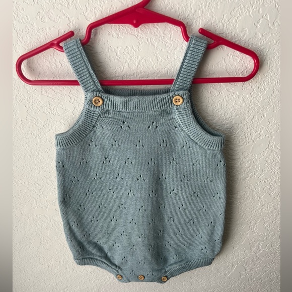 New Little Planet Baby Organic Sweater Knit shortalls - Picture 4 of 9